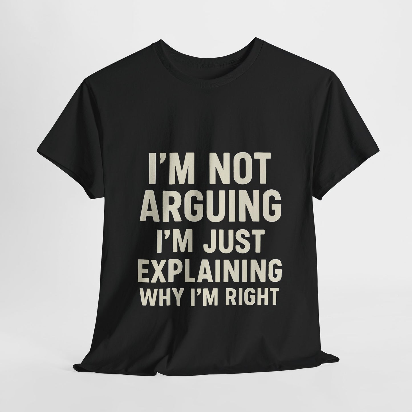 I'm not agruing