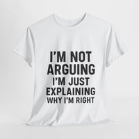 I'm not agruing