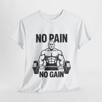 No Pain No Gain White Gym