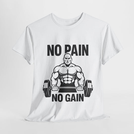 No Pain No Gain White Gym
