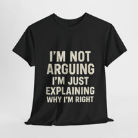 I'm not agruing