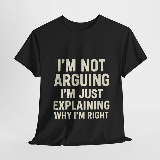 I'm not agruing