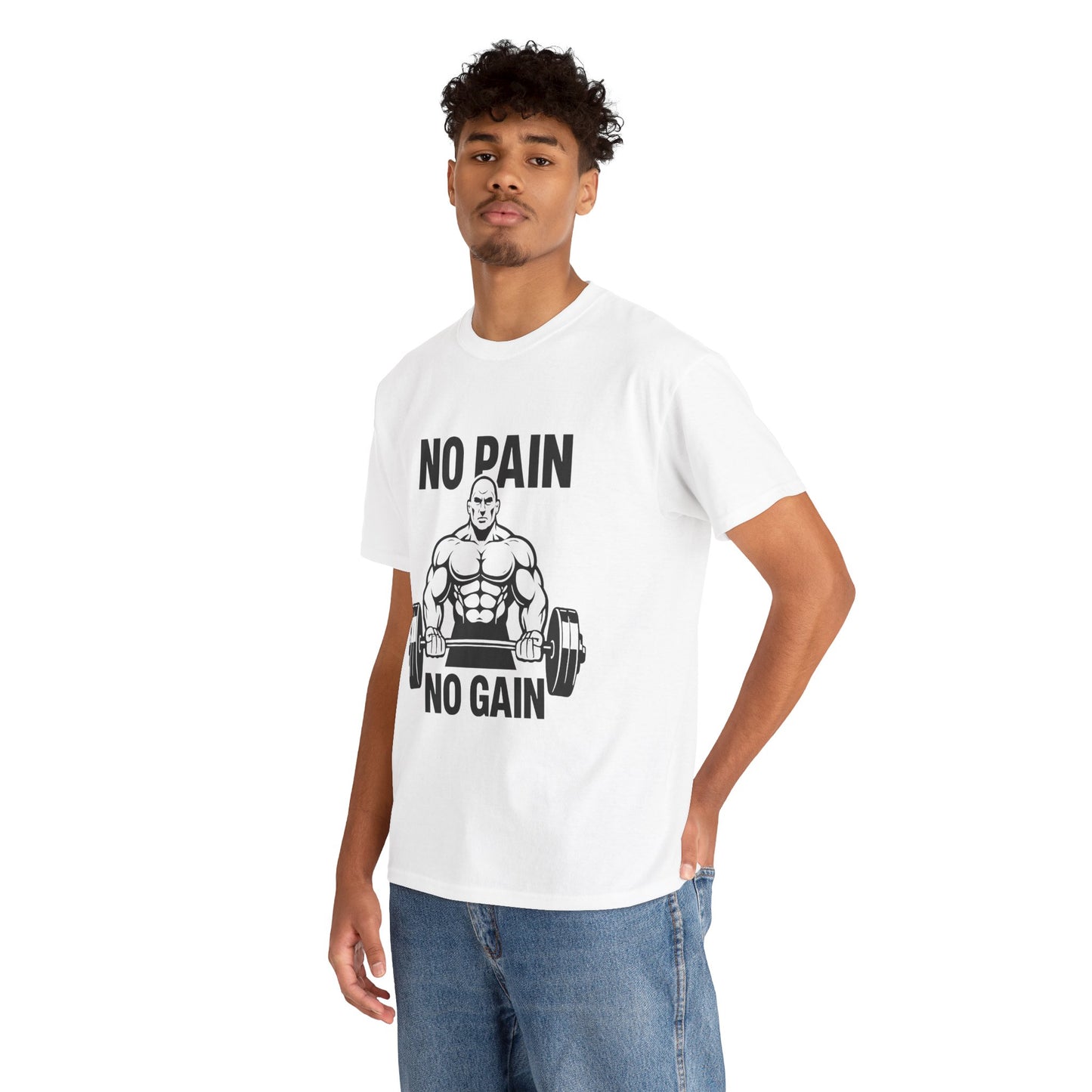 No Pain No Gain White Gym